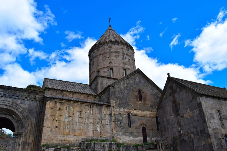 Exterior View of the Church of St. Pogos and Petros at Armenia's Tatev Monastery