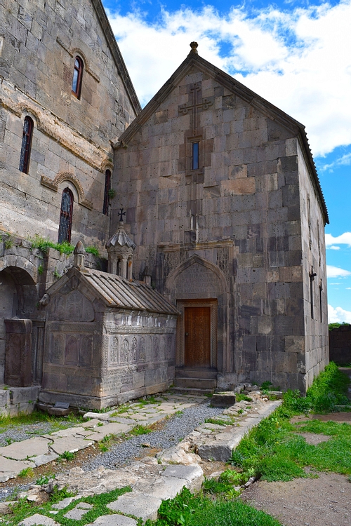 Outside View of Church of St. Pogos and Petros at Tatev Monastery in Armenia