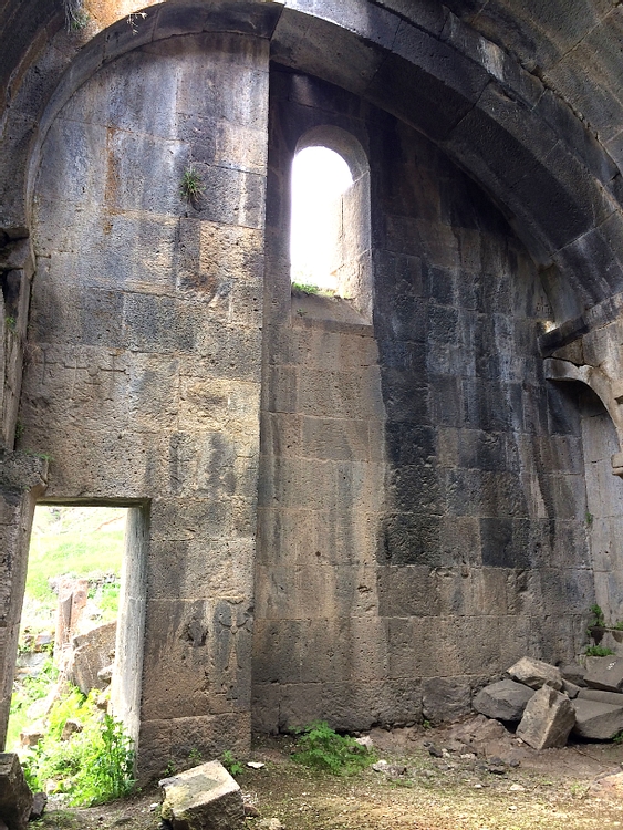 Interior of Arates Monastery in Central Armenia