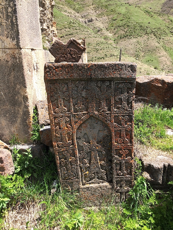 Khachkar at Arates Monastery in Armenia