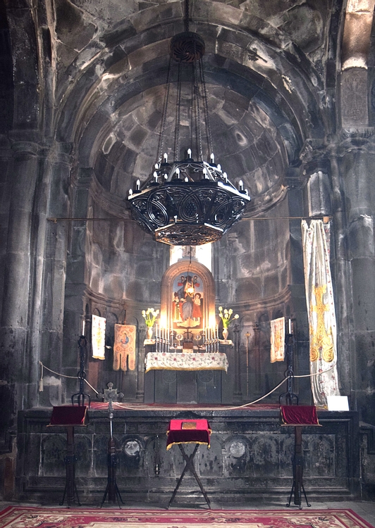 Altar at Geghard Monastery