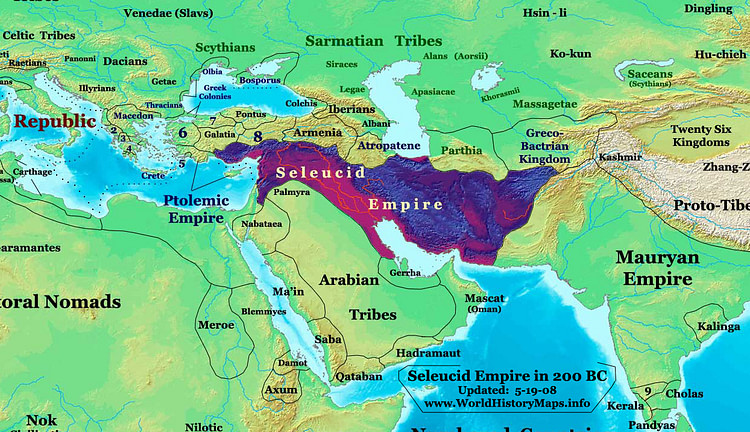 Seleucid Empire 200 BCE
