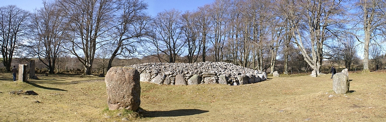 Clava Cairns Panorama