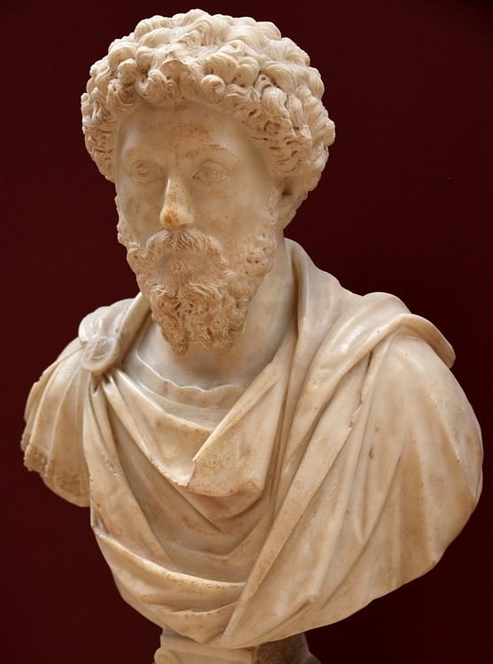 Bust of Emperor Marcus Aurelius from Lamunia