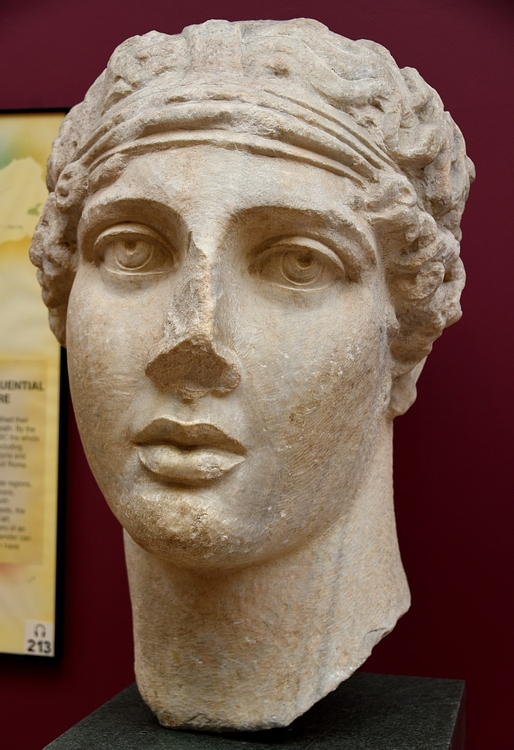 Colossal Head of the Poetess Sappho