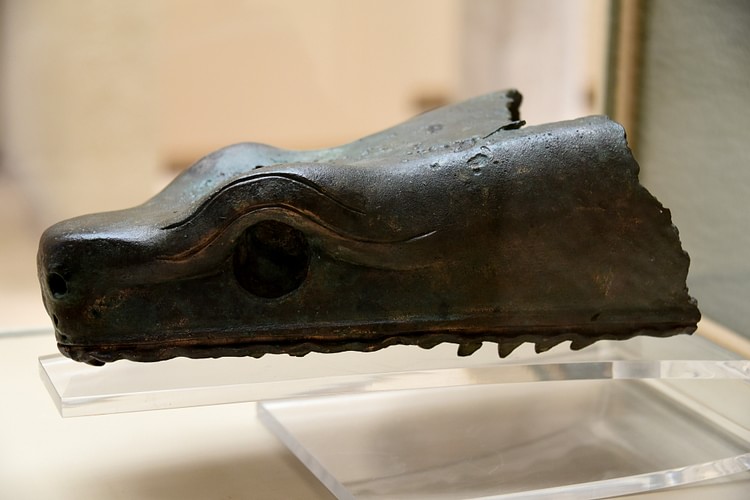 Head of a Serpent from the Serpent Column