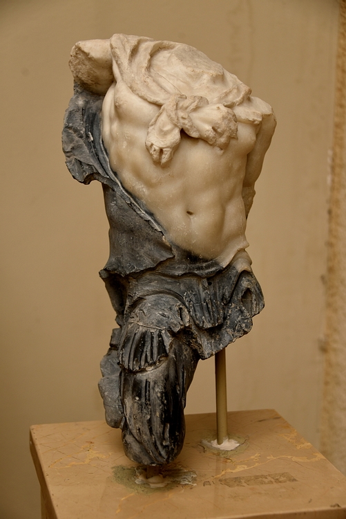 Bicolored Statuette of Triton