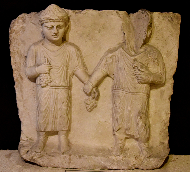 Funerary Stele of Two Boys from Palmyra