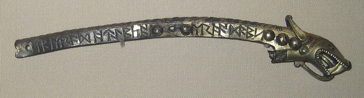 Gilt Silver Fitting, Possibly Seax Sheath