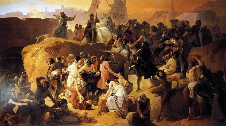 Crusaders at the Walls of Jerusalem