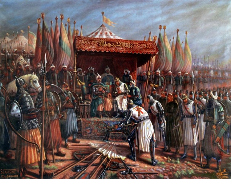 Latin Surrender to Saladin, 1187 CE