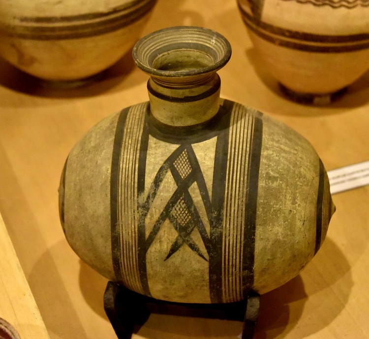 Barrel-Shaped Pottery Jug from Cyprus