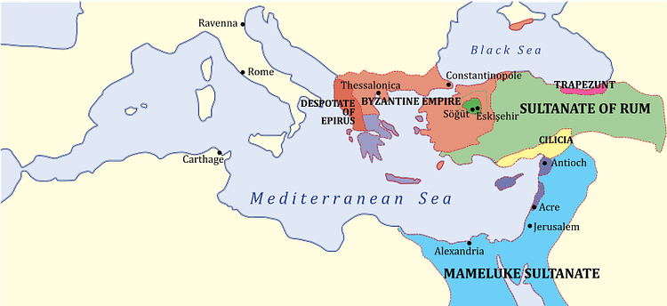 The Levant, 1263 CE