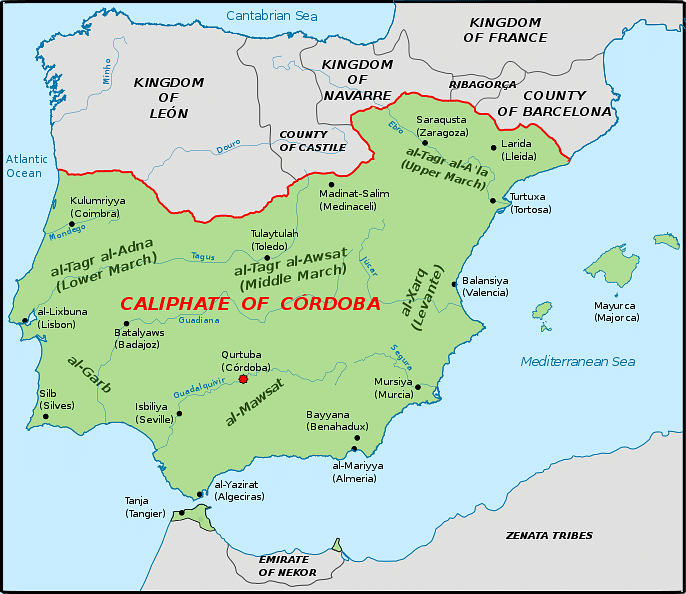 The Iberian Peninsula, c. 1000 CE