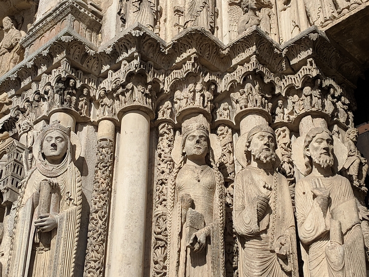 Royal Portal Statues, Chartres Cathedral
