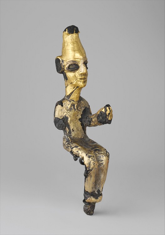 Gilded Canaanite Deity