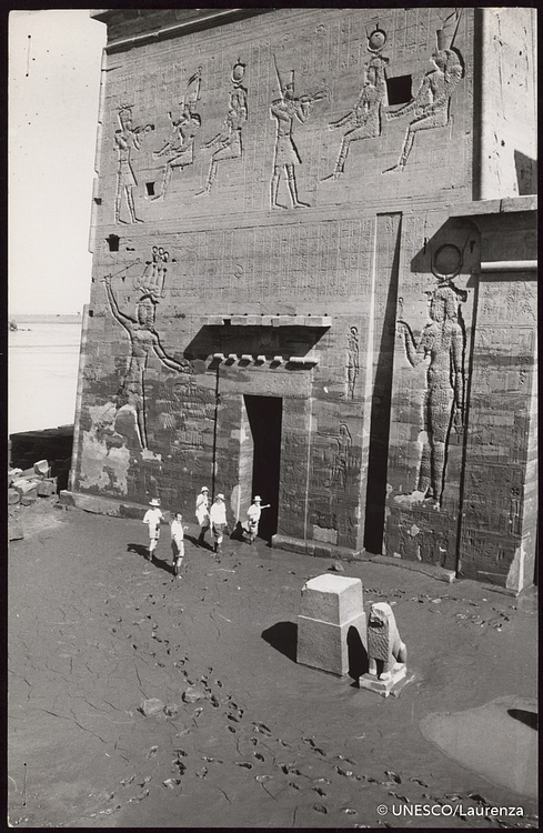 Philae Temple of Isis, 1959