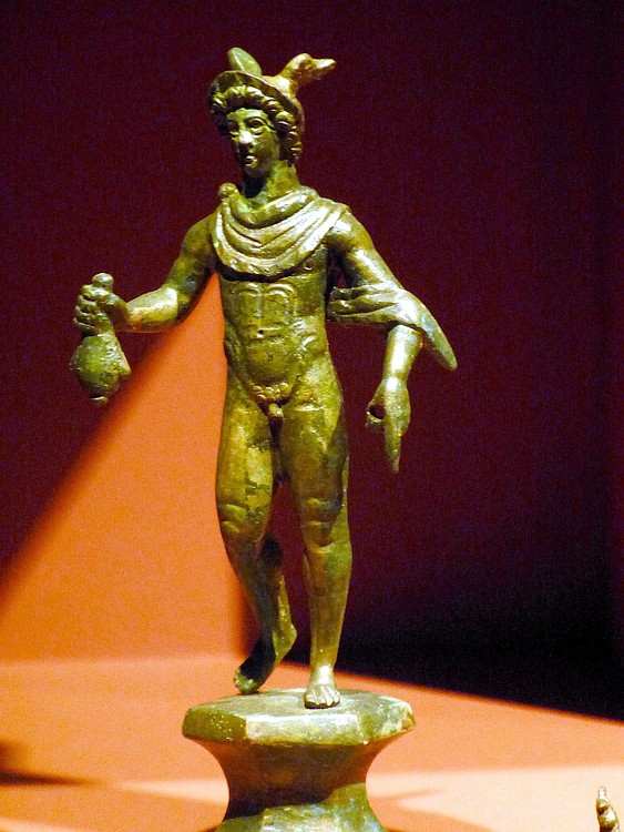 Bronze Mercury Statuette