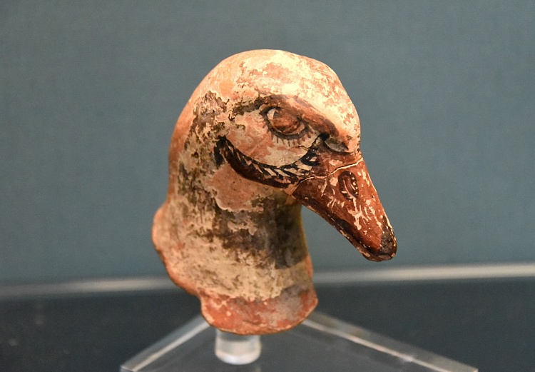 Fragment of a Phrygian Goose-Headed Pottery