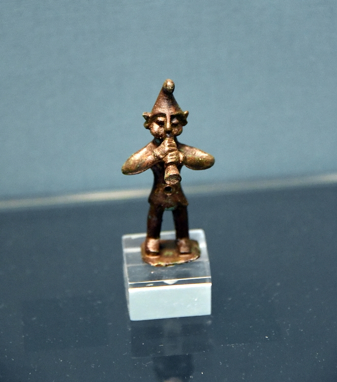 Bronze Figurine of a Trumpeter