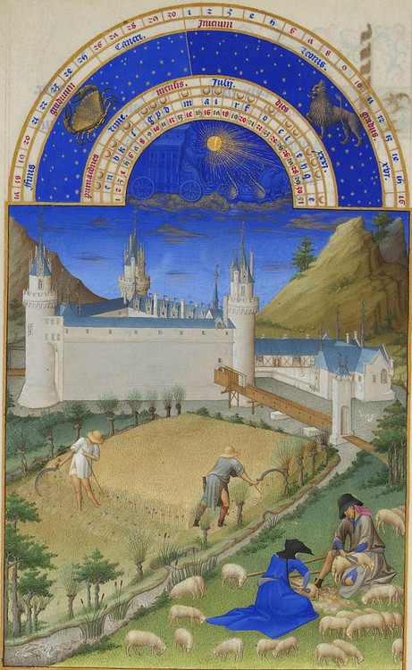July, Les Tres Riches Heures