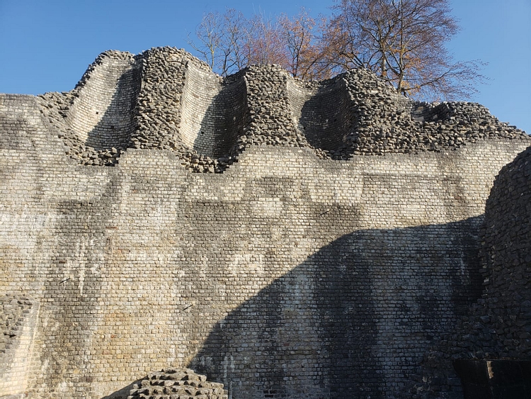 Walls of Augusta Raurica's Theater