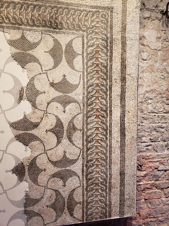 Roman Urban Courtyard Mosaic