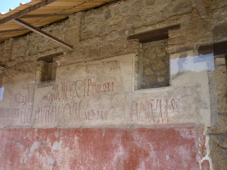Electoral Notices, Pompeii