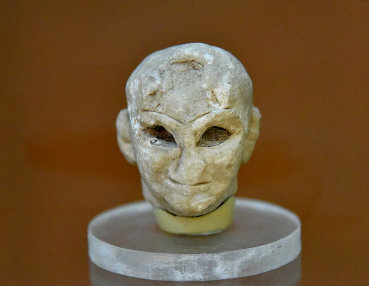 Head of a Sumerian Male from Tell Asmar