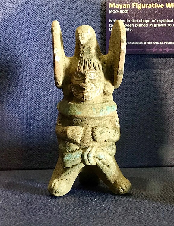 Mayan Ocarina Depicting the Death God Ah