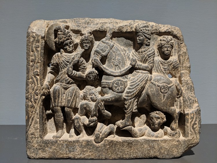 Siddhartha's Secret Escape, Gandhara Relief