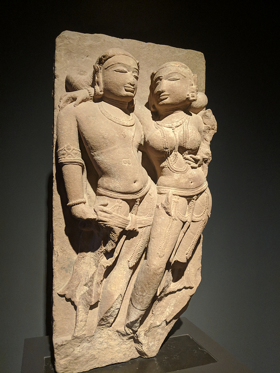 Amorous Indian Couple Relief