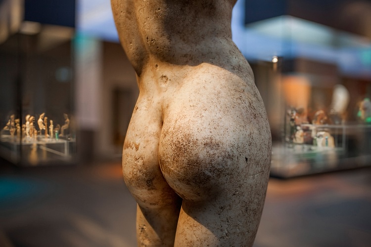 Ancient Posterior from the 'Naked! The Art of Nudity' Antikenmuseum Exhibition