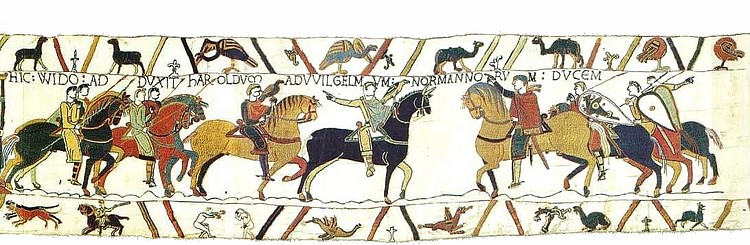 Harold Godwinson, Bayeux Tapestry