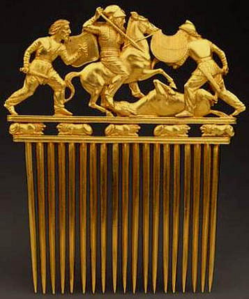 Scythian Gold Comb