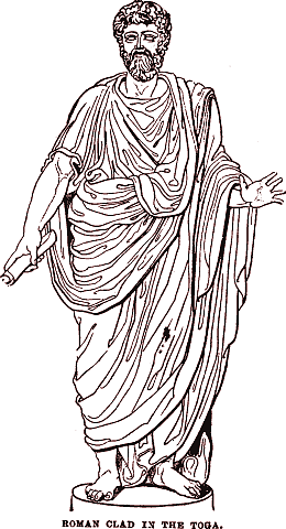 Roman Toga Illustration (Illustration) - World History Encyclopedia