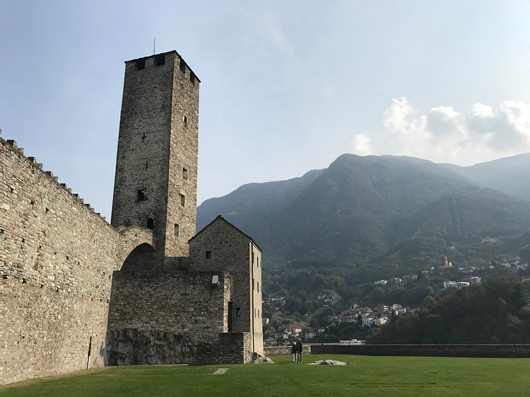White Tower Castelgrande in Bellinzona