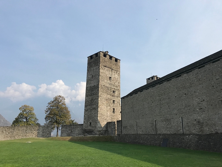 Black Tower at Castelgrande in Bellinzona