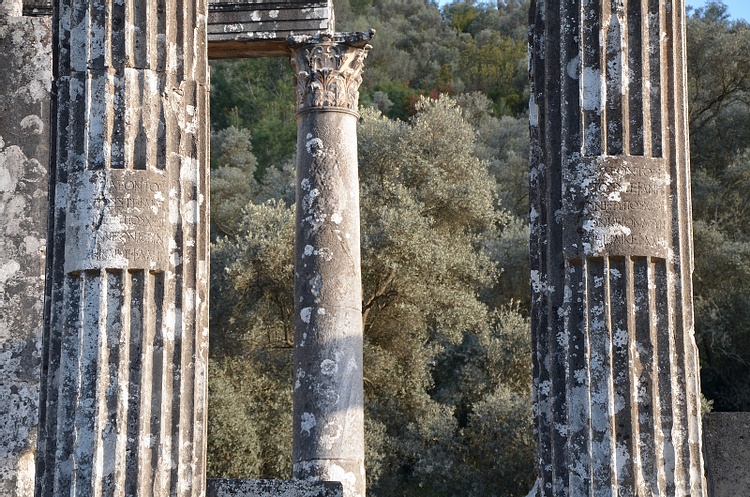 Columns of the Temple of Zeus Lepsynos, Euromos
