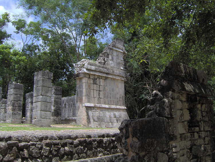 Temple of the Pillars Chichen Itza
