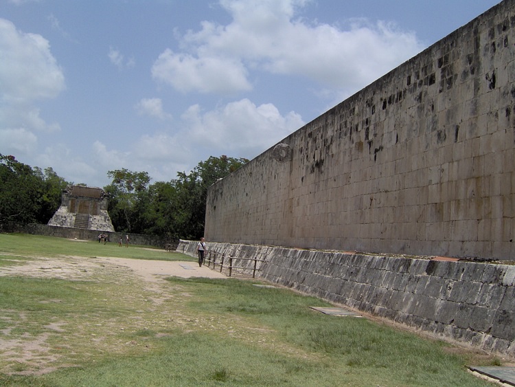 Ball Court and Thone at Chichen Itza