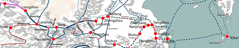 Medieval Trade Route Map