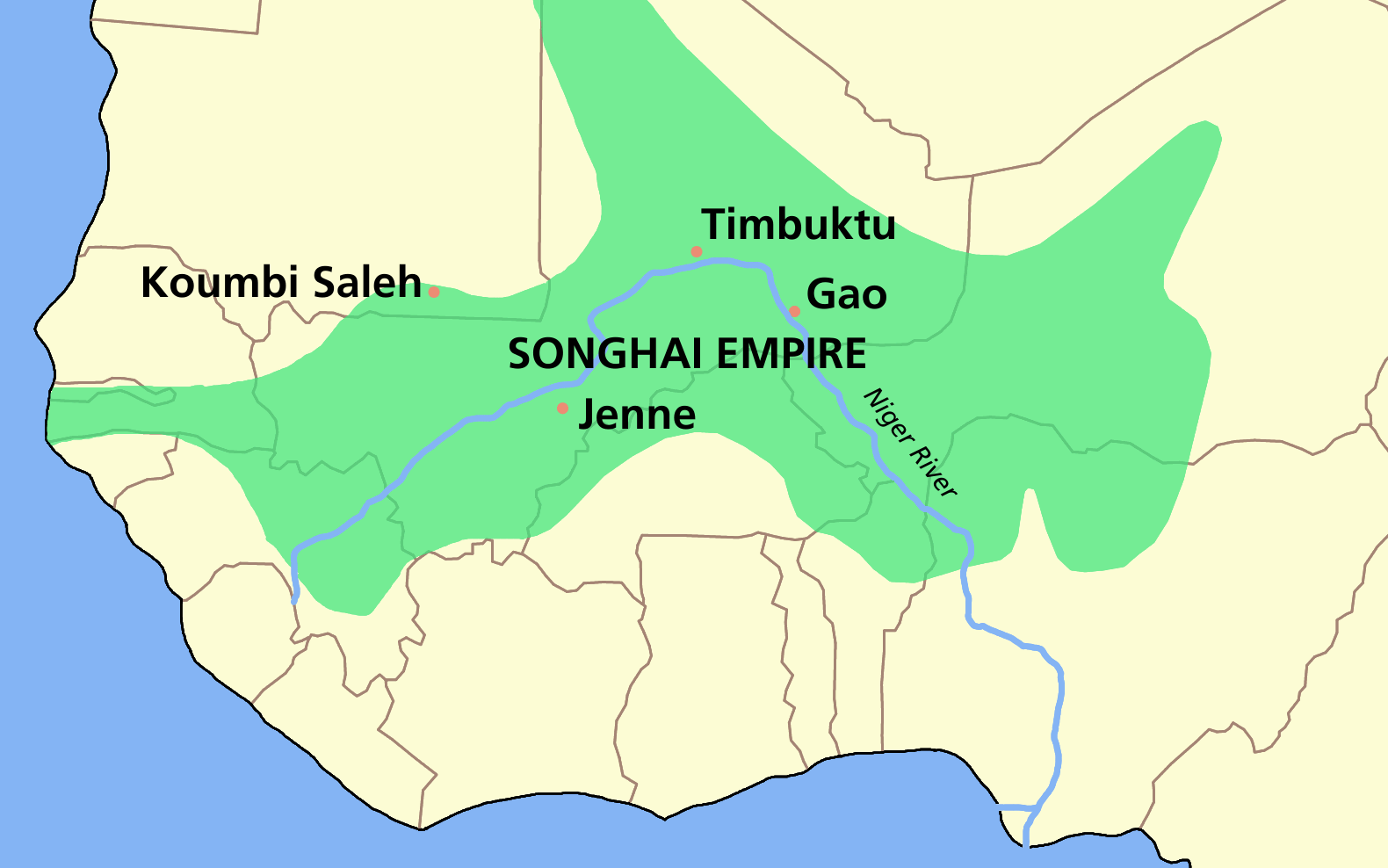 history essay about songhai empire