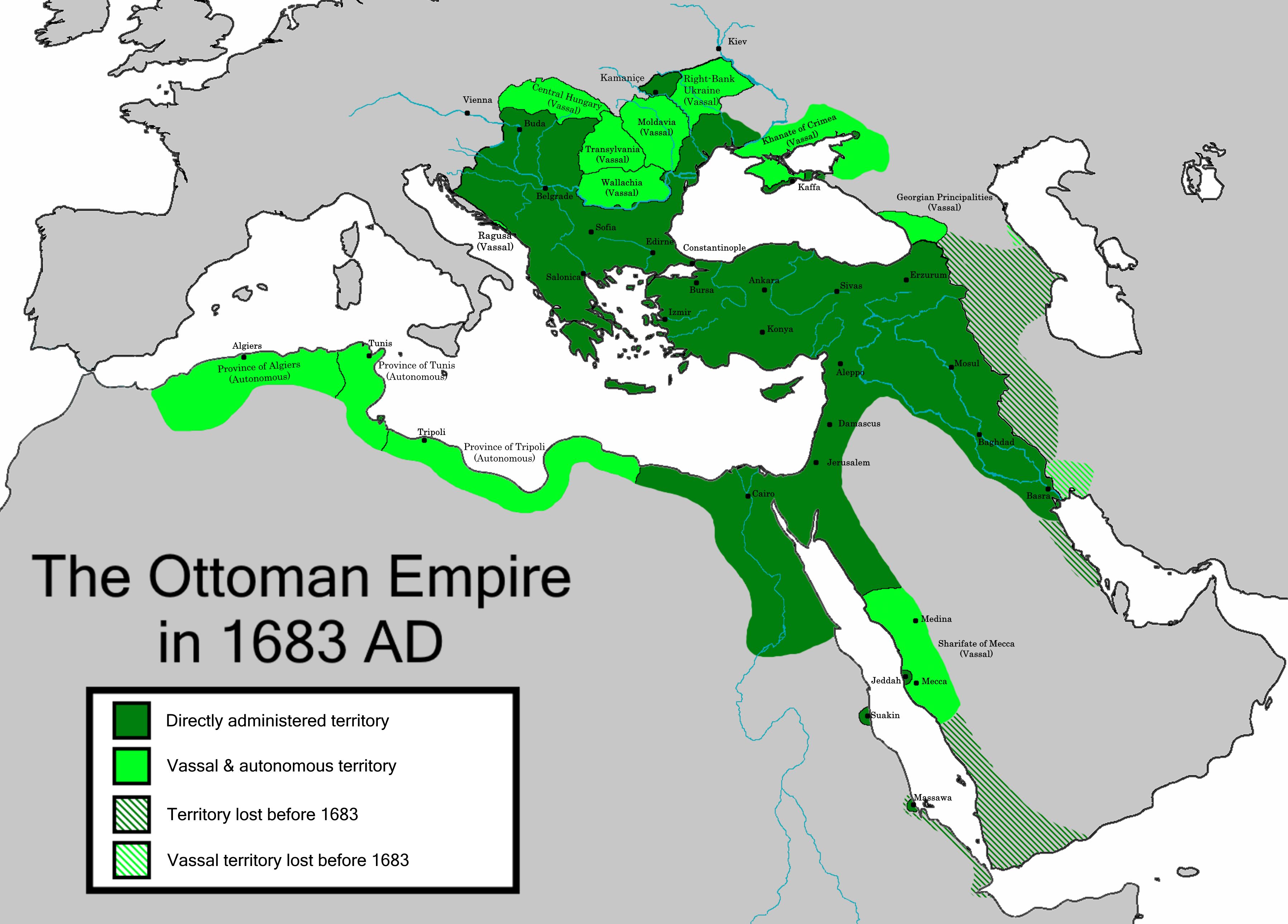 Ottoman Empire World Map