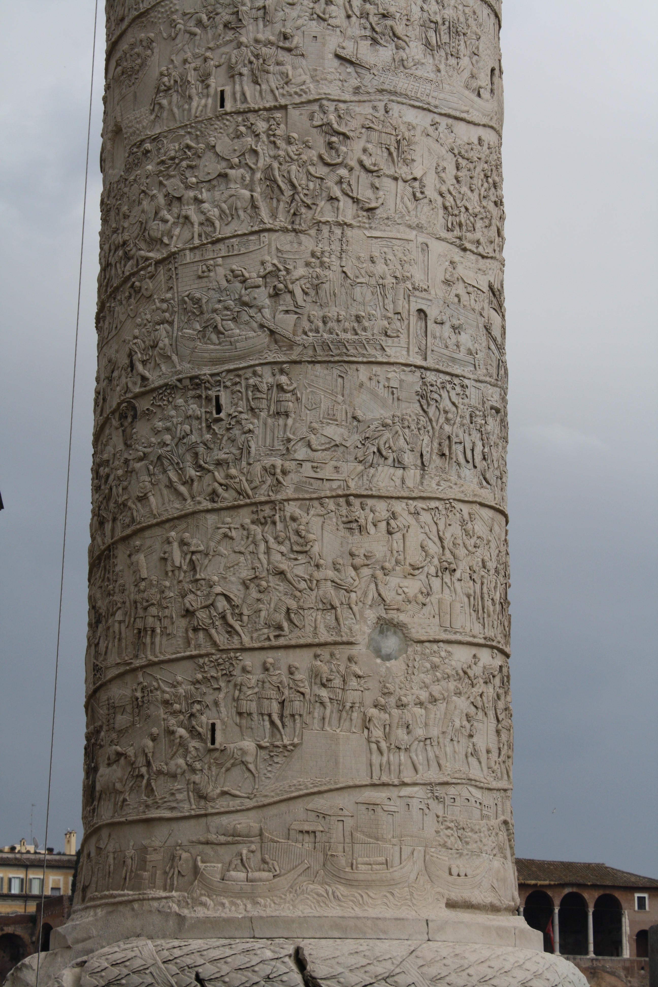 Trajan Column Drawing Detail, Trajan's Column (Illustration) - World History Encyclopedia