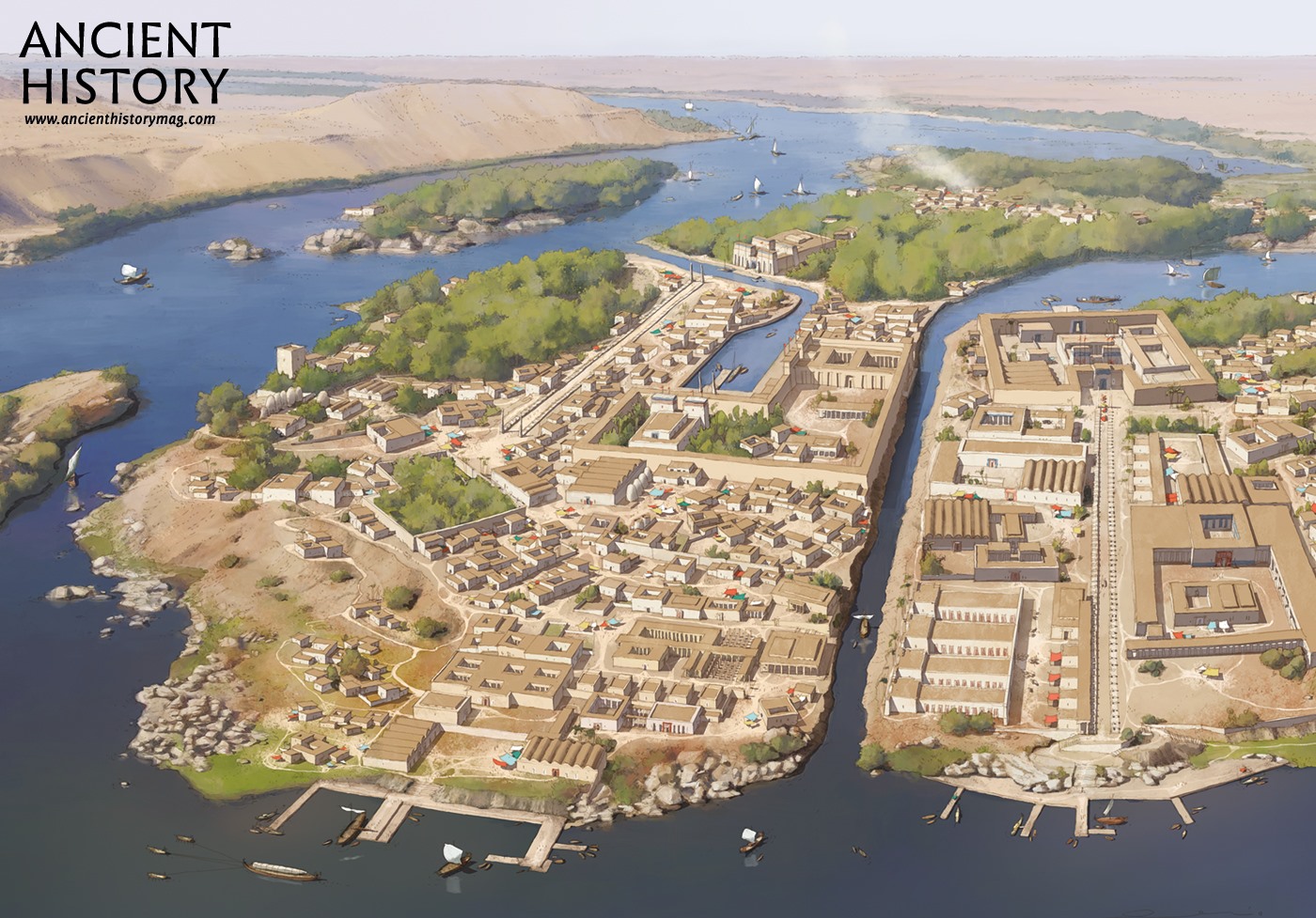 Reconstruction of Pi-Ramesses (Illustration) - World History Encyclopedia