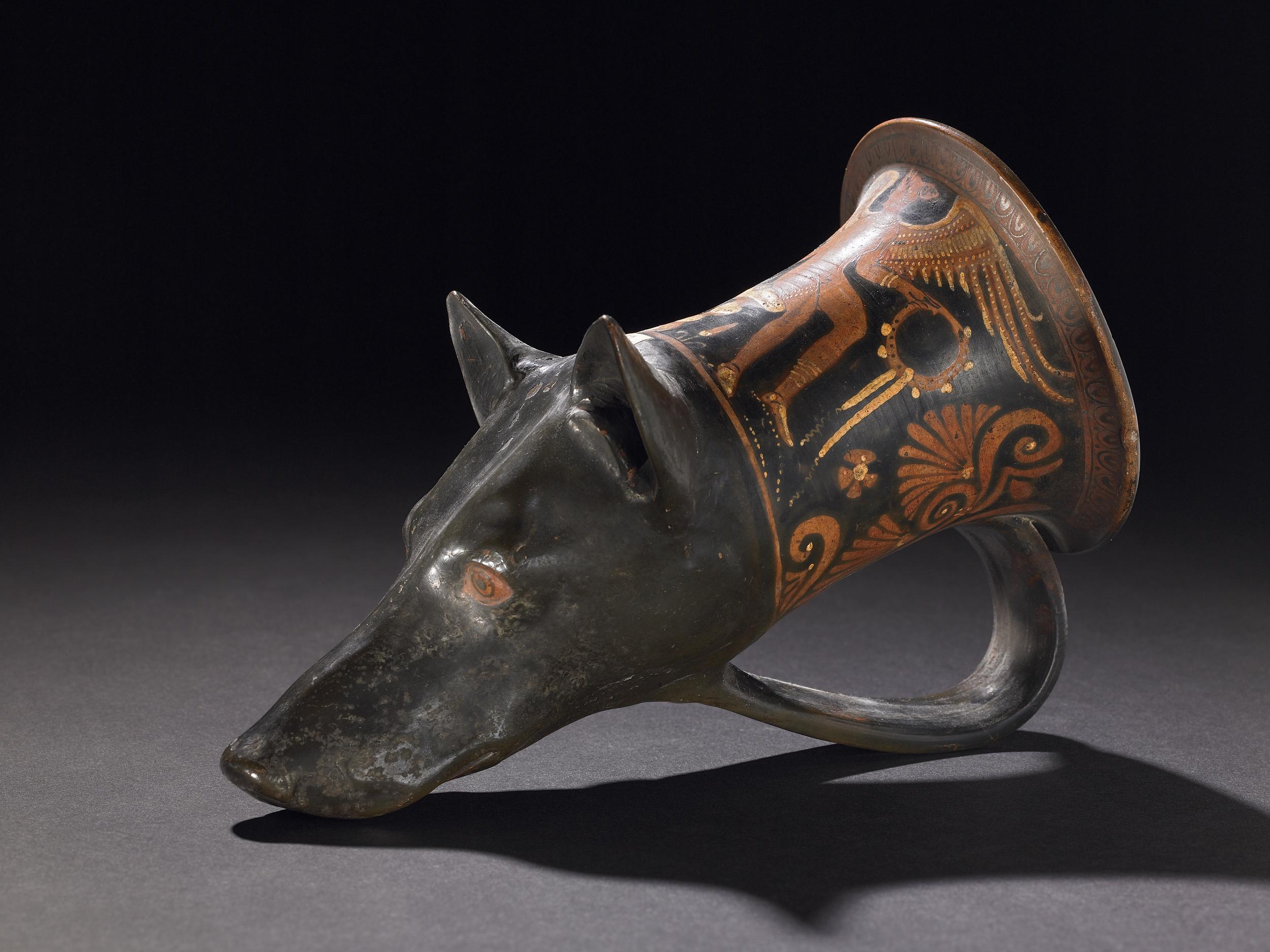 Dog-headed Rhyton (Illustration) - World History Encyclopedia