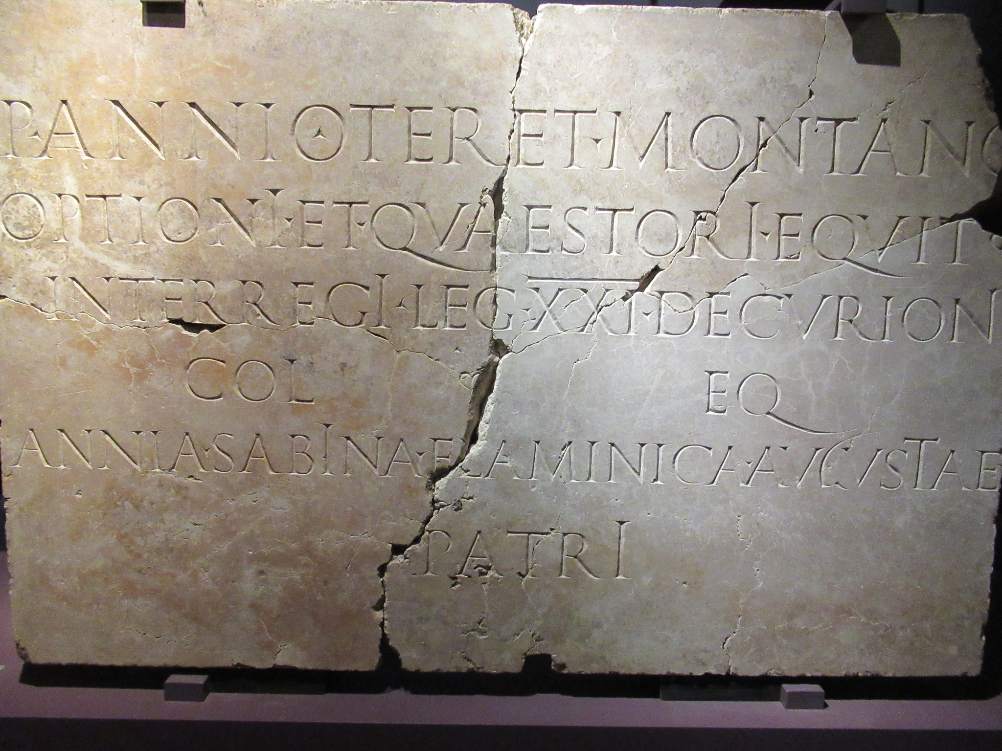 Roman Army Inscriptions Funerary Inscription of a Roman Soldier - World History Encyclopedia
