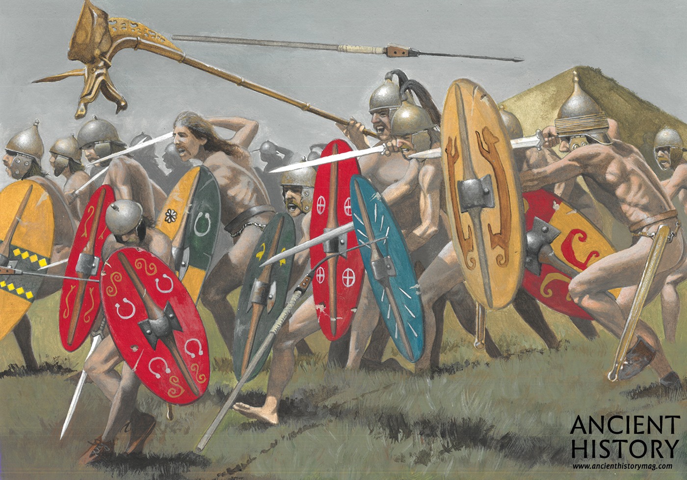 Celtic Warrior Original Illustration Original Art Celts 