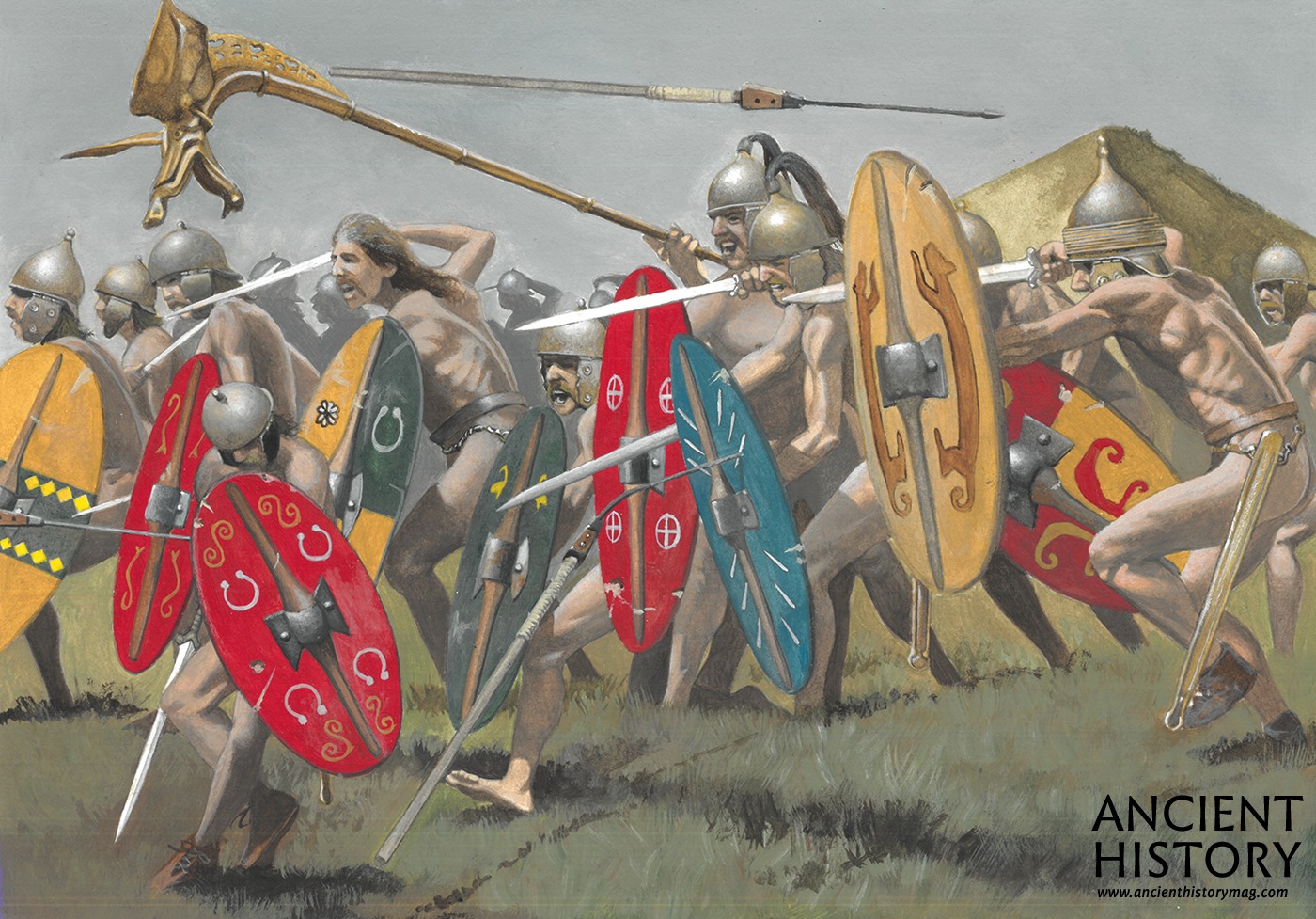 Artist's Impression of Celtic Warriors (Illustration) - World History  Encyclopedia